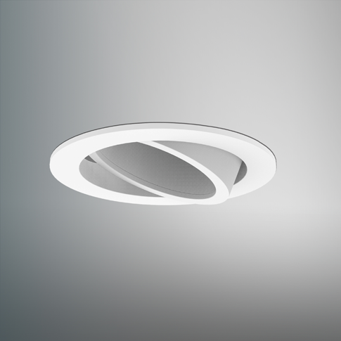 Artech Infra recessed architectural Fixed and Tilt LED downlight with ingress protection IP44.